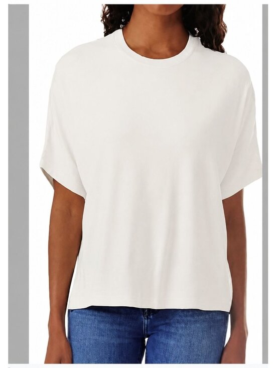 Splendid Tops - Splendid Women S Boxy Short Sleeve Sweater Top Cream S